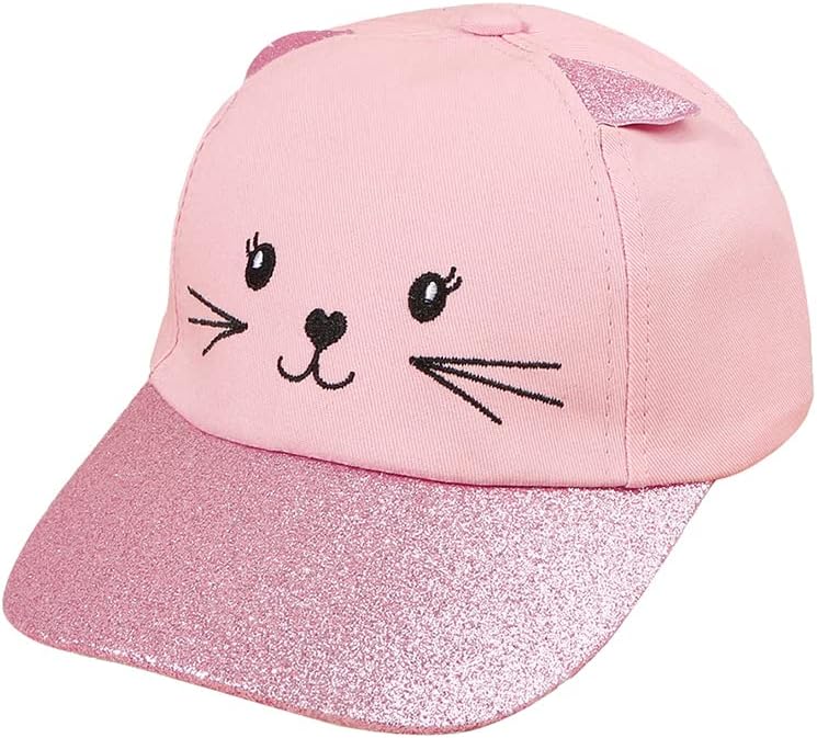 Dot Kids Cat Ear Baseball Cap Girls Cute Kitty Adjustable Snapback Trucker Hat for Summer Sport Travel Hiking 2-15Y - Image 4